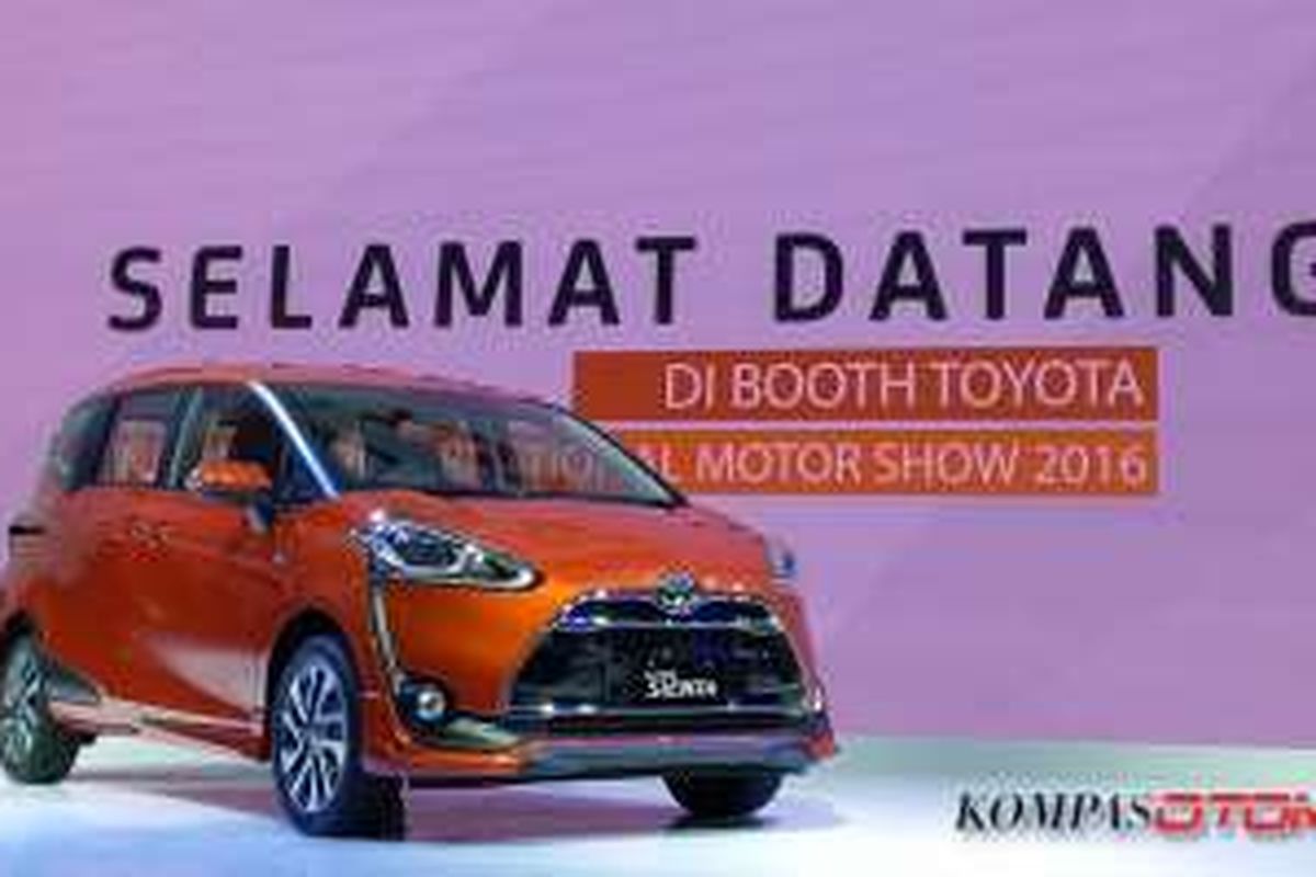 Toyota Sienta resmi meluncur di IIMS, Kamis (7/4/2016).