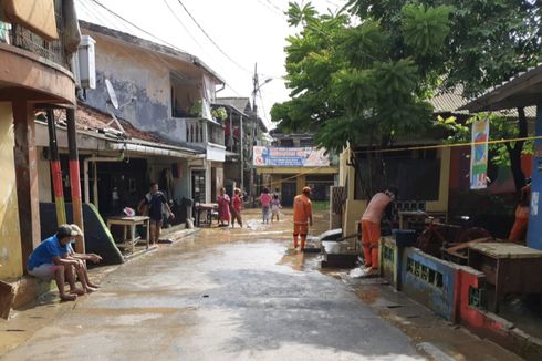 Sebagian Wilayah Rawajati Masih Dilanda Banjir Setinggi 40 CM