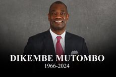 Legenda NBA Dikembe Mutombo Meninggal karena Kanker Otak