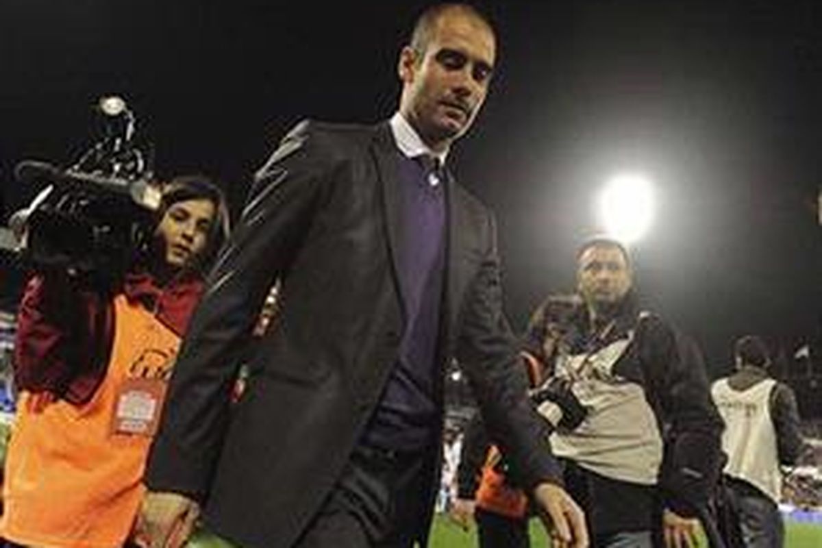 Pelatih Barcelona, Josep Guardiola.