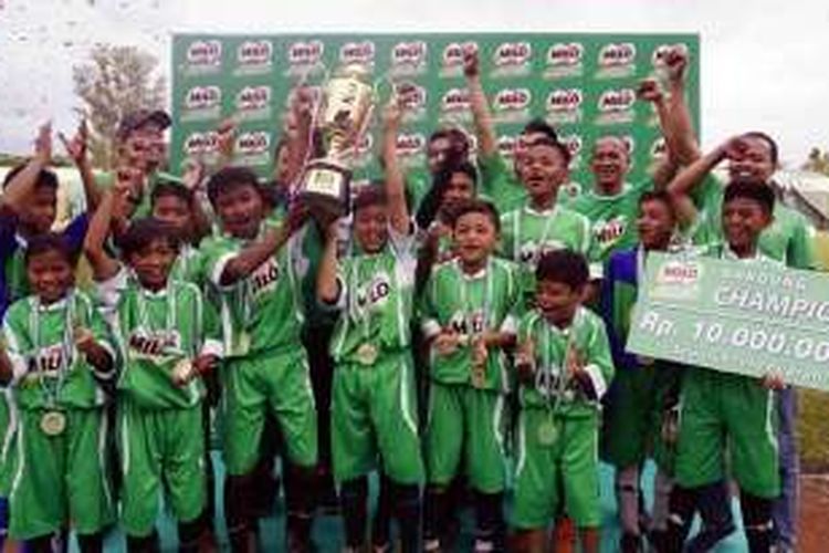 Kemenangan SDN Jaya Giri 1 Lembang Menutup MILO Football Championship di Bandung