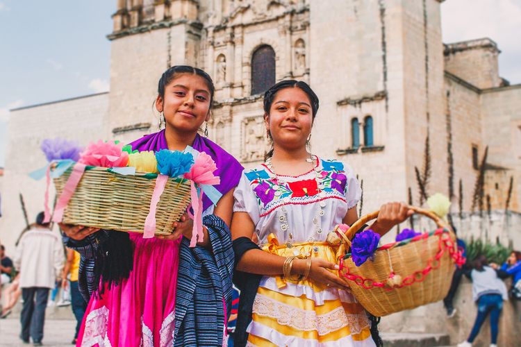 Ilustrasi penduduk Oaxaca Meksiko