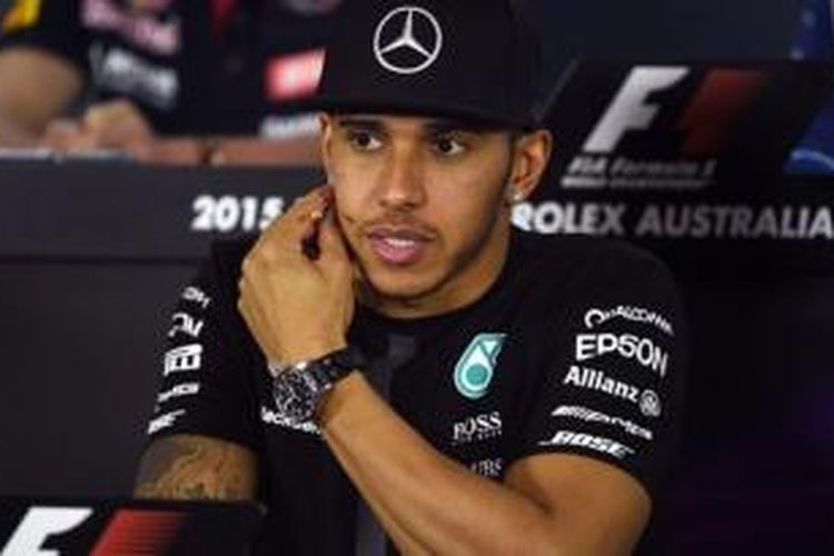 Pebalap Mercedes AMG Petronas F1 Team, Lewis Hamilton.