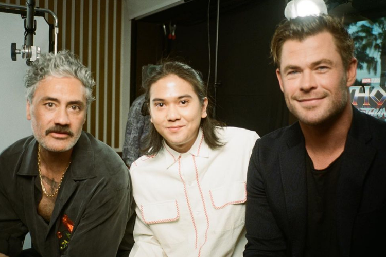 Taika Waititi, Iqbaal Ramadhan dan Chris Hemsworth