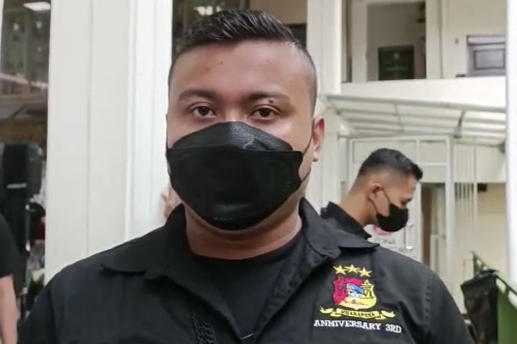 Rekan terdakwa Richard Eliezer atau Bharada E dari Bharapana 46 Nusantara Korps Brimob Polri, Muhammad Iqbal Fauzi di Pengadilan Negeri (PN) Jakarta Selatan, Rabu (25/1/2023).