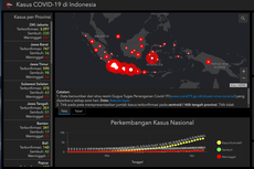 Update Rincian Kasus Virus Corona di 34 Provinsi di Indonesia