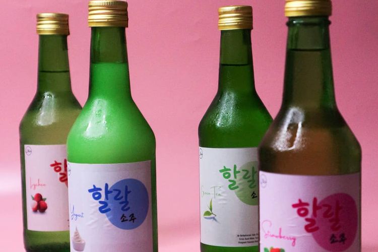 Soju halal aneka rasa asal Bandung. 