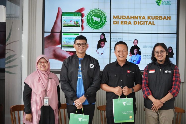Dompet Dhuafa gelar talk show Tebar Hewan Kurban 1444 H untuk perkenalkan layanan kemudahan berkurban melalui channel digital, Jakarta, Rabu (24/5/2023).