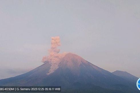 Erupsi Gunung Semeru, APG Meluncur Sejauh 3000 Meter 