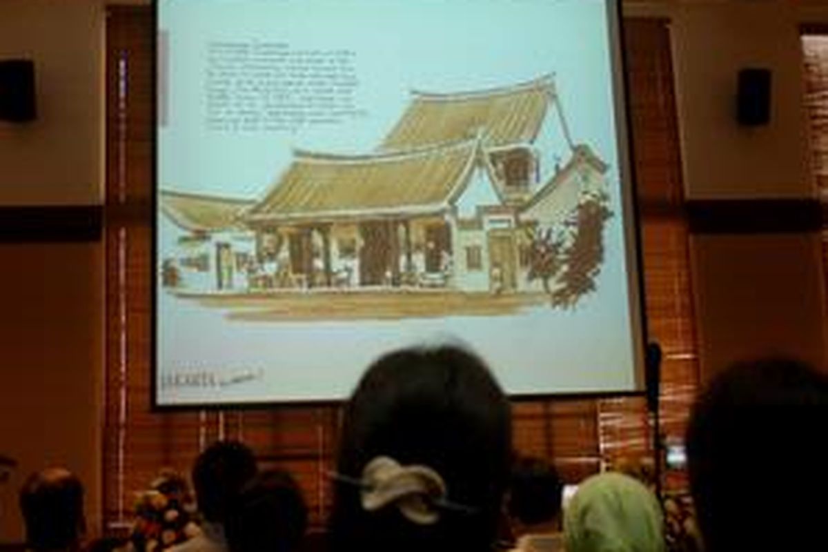 Seminar tentang Kebudayaan Rumah Orang Tionghoa di Museum Bank Indonesia, Senin (9/6).