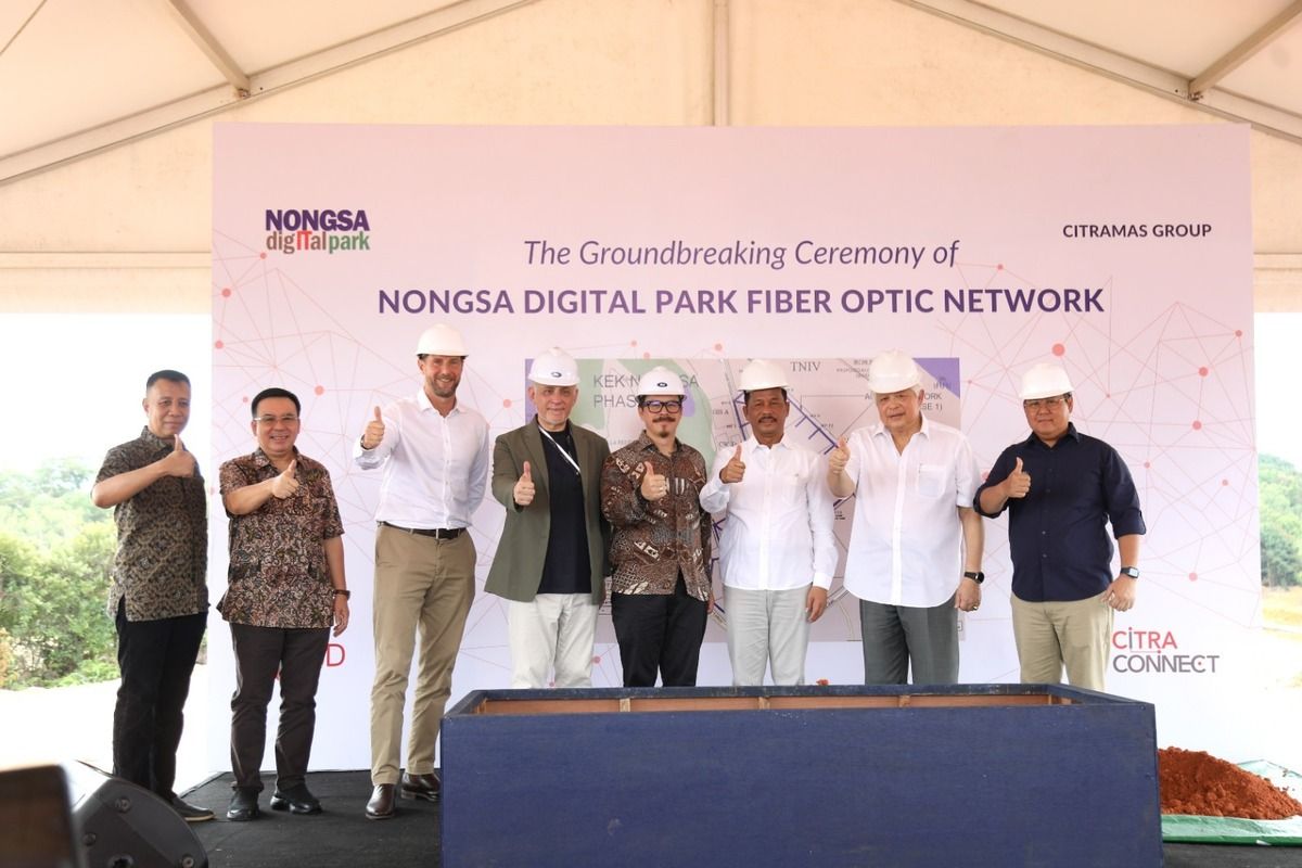 Nongsa Digital Park (NDP) melakukan Groundbreaking Fiber Optik Network di KEK NDP Nongsa, Batam, Kepulauan Riau (Kepri) dengan nilai proyek mencapai USD 3 juta.