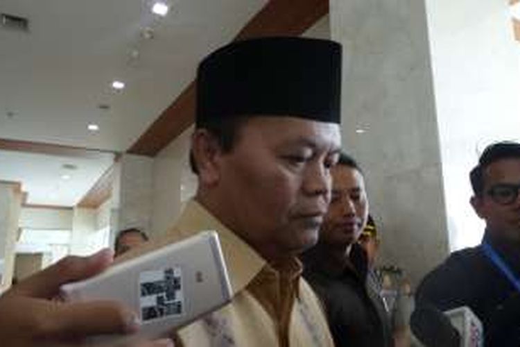 Wakil Ketua MPR Hidayat Nur Wahid di Kompleks Parlemen, Senayan, Jakarta, Kamis (8/9/2016)