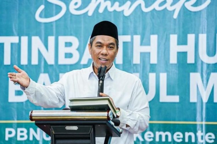  Pj Ketua Umum Pengurus Besar Nahdlatul Ulama (PBNU) KH Zulfa Mustofa.