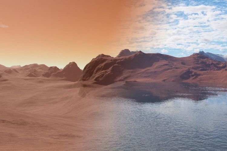 Mars pernah berlimpah air seperti Bumi, sekarang semuanya lenyap. Mars kering dan tidak layak huni.