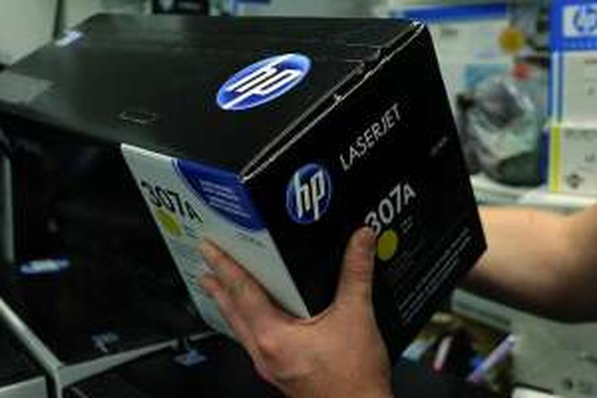 Ilustrasi printer HP.