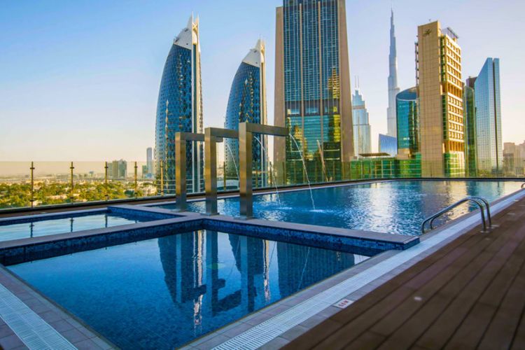 Gevora Hotel hotel teringgi di dunia, berada di Dubai, Uni Emirat Arab. 