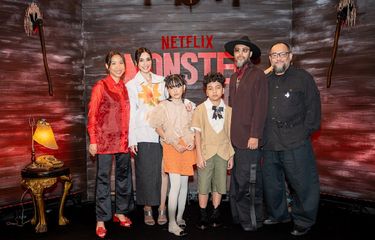 Sutradara dan pemain Monster dalam press junket media di daerah Gondangdia, Jakarta Pusat, baru-baru ini.