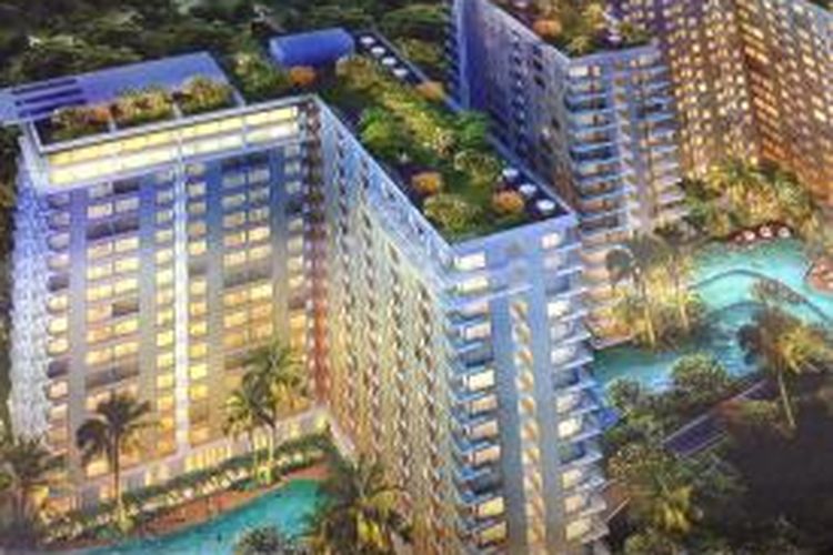 Harga unit apartemen Bailey's Lagoon Rp 190 juta-Rp 500 juta.