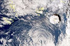 NASA Sebut Letusan Gunung Api Bawah Laut Tonga 500 Kali Lebih Kuat dari Bom Hiroshima