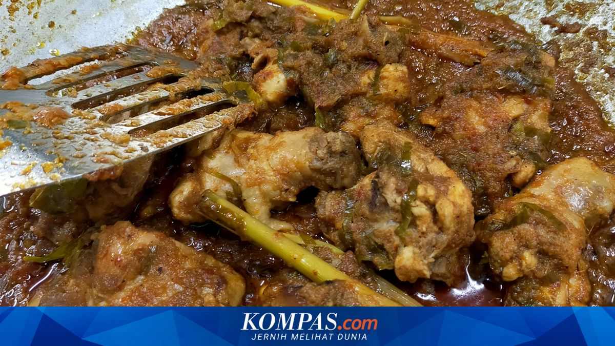 Resep Rendang Ayam Kampung Kelapa Sangrai Bebas Minyak dan Lebih Gurih