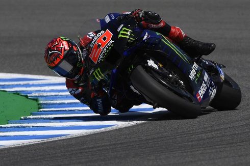 Hasil Kualifikasi MotoGP Perancis 2021 - Quartararo Hat-trick Pole, Marquez-Rossi 10 Besar