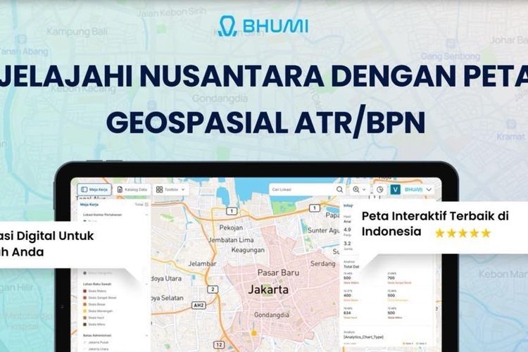 Mau Tahu Nilai Tanah di Suatu Wilayah? Cek Bhumi ATR/BPN