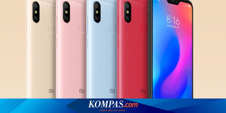 Xiaomi Redmi 6 Pro Meluncur Usung Kamera Ganda Dan Berponi