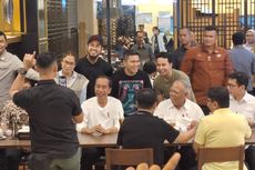 Kunjungi Mal Pentacity, Jokowi Makan Malam Bersama Para Menteri