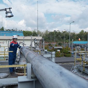 Aktivitas operasi migas PT Pertamina EP Zona 4 di wilayah Sumatra Selatan.