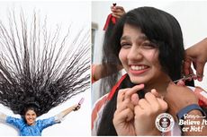 Gadis Pemegang Rekor Dunia, Potong 2 Meter Rambut Setelah 12 Tahun