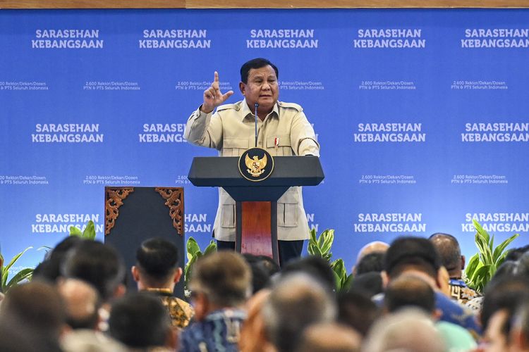 Isi Pertemuan Tertutup Prabowo dengan 2.600 Rektor, Dekan, dan Dosen Se-Indonesia