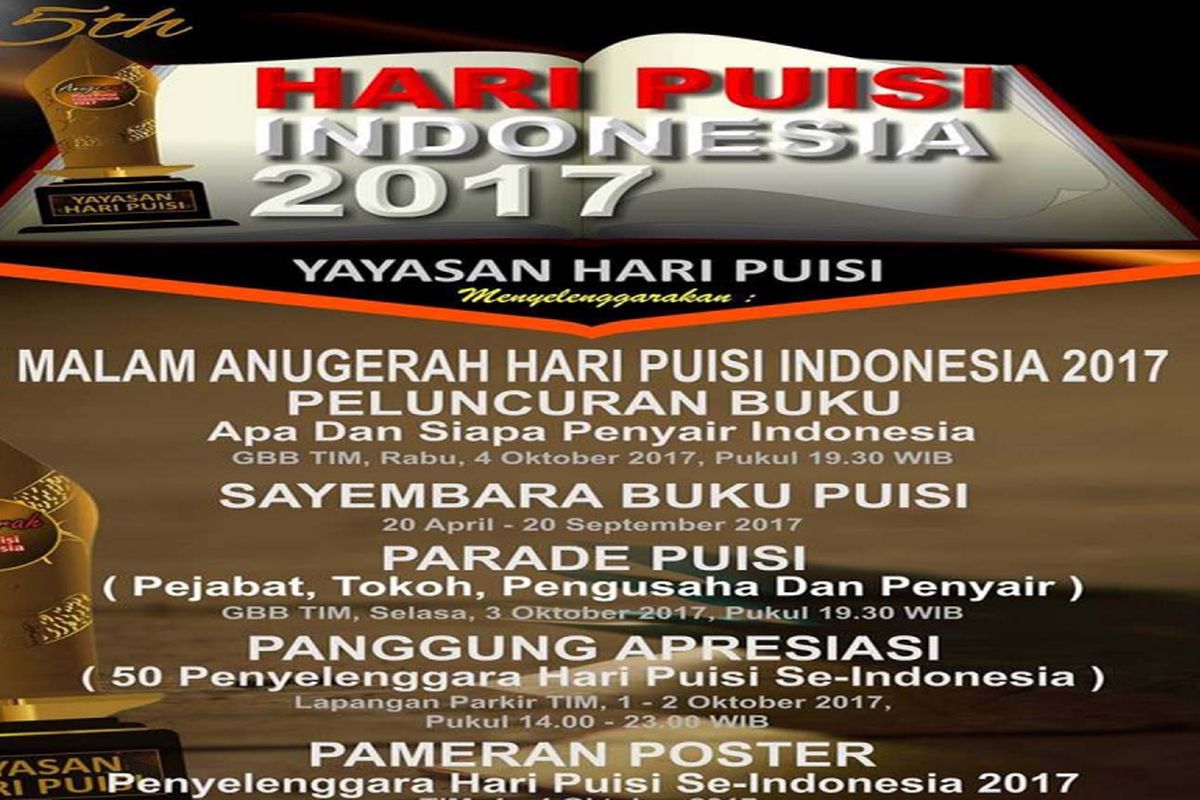 Poster Hari Puisi