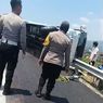 Elf Rombongan Ponpes Terguling di Jalan Tol, 4 Orang Meninggal, 11 Luka