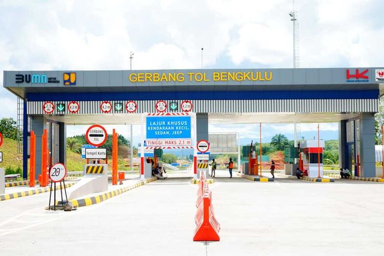Jalan Tol Trans Sumatera (JTTS) ruas Kota Lubuk Linggau, Sumatera Selatan – Kota Curup, Kabupaten Rejang Lebong, Provinsi Bengkulu - Kota Bengkulu, Seksi Bengkulu-Taba Penanjung telah mencapai progress konstruksi 100 persen.