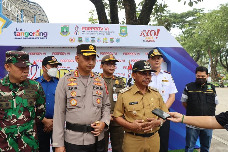 Sebanyak 1.669 pasukan gabungan diterjunkan Kepolisian Resort Metro Tangerang Kota untuk mengamankan jalannya Pekan Olahraga tingkat Provinsi (Porprov) VI Banten 2022. Agenda Porprov Banten itu sendiri akan dilaksanakan pada tanggal 20-29 November 2022.