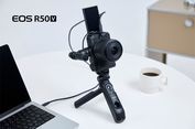 Menilik Kamera Vertical Video Terbaik Indonesia, Vertical Tripod Mount Built-in Canon EOS R50 V 
