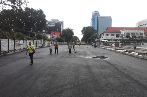 Sudah Uji Pembebanan, Alun-alun Surabaya Segera Dilalui Kendaraan