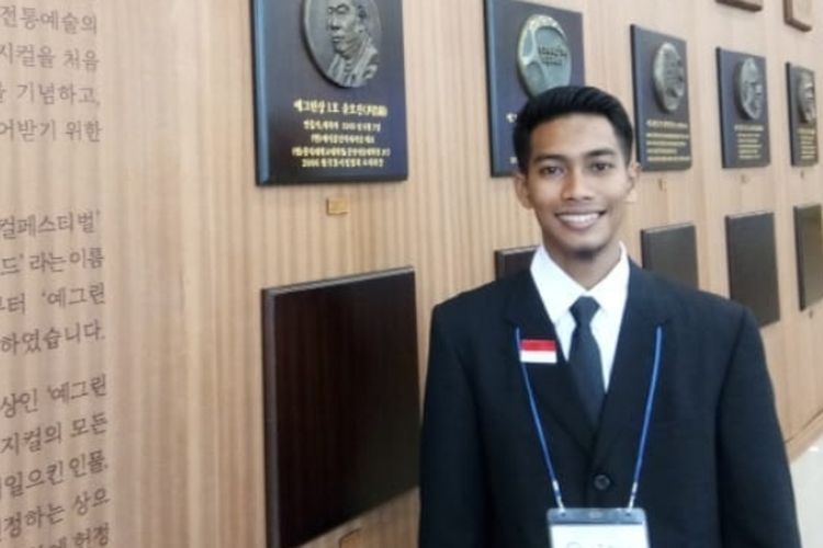 Mahasiswa Jurusan Agroteknologi Fakultas Pertanian Universitas Sumatera Utara (USU), Muhammad Dava Warsyahdhana.