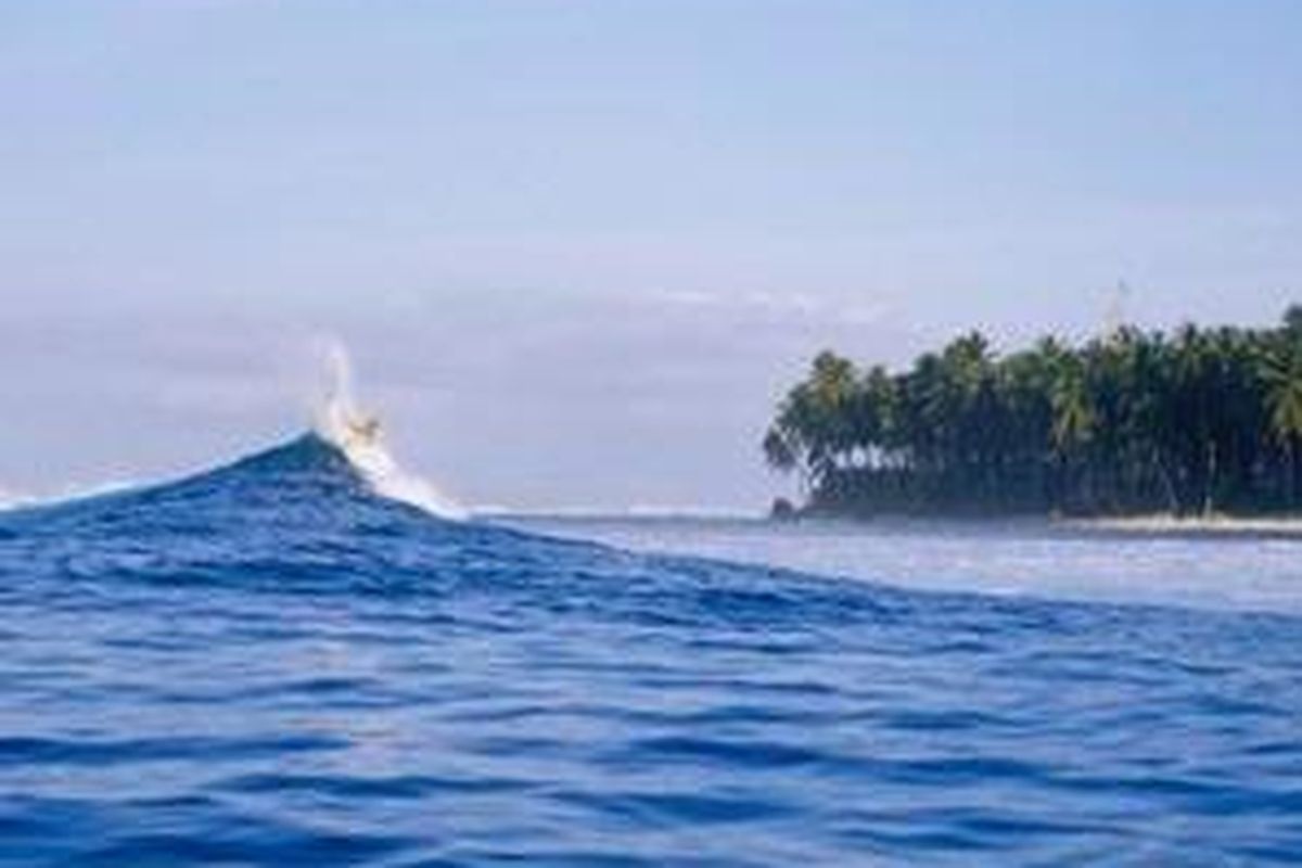 Salah satu pantai di Sumatra bagian utara