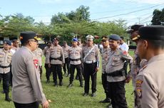 Bentrokan Polisi dan Brimob di Tual, Kapolres Seram Bagian Barat Gelar Apel Gabungan Ingatkan Anggota Solid dan Jaga Nama Baik Polri