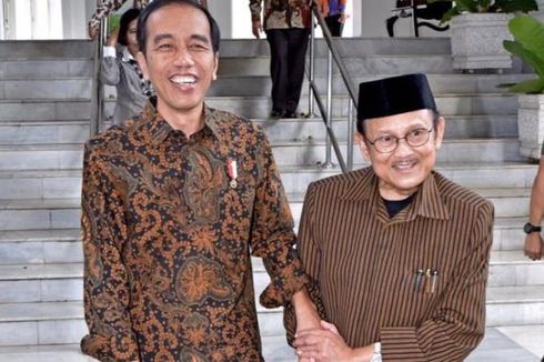 Jokowi Jenguk Habibie di RSPAD Gatot Subroto