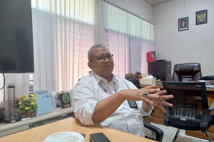 Kepala Balai Wilayah Sungai (BSW) Kalimantan IV, Harya Muldianto, ketika ditemui di ruang kerjanya di Samarinda, Kalimantan Timur, 24 Mei 2022.