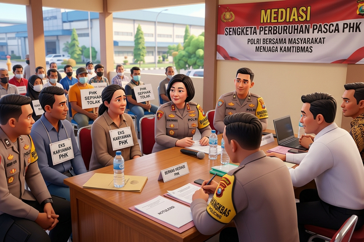 Polri Selesaikan Sengketa Buruh, 130 Pekerja Terima Kompensasi Rp 10 Miliar
