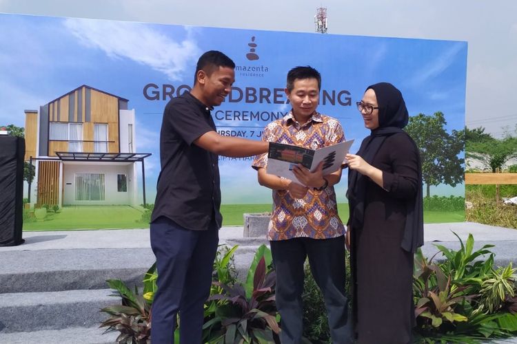 Cipta Harmoni Lestari (CHL) Group menggelar acara groundbreaking proyek residensial terbaru mereka, Mazenta Residence Bintaro, Kamis (7/7/2022).