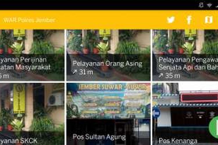 Screenshot aplikasi Kentongan Online