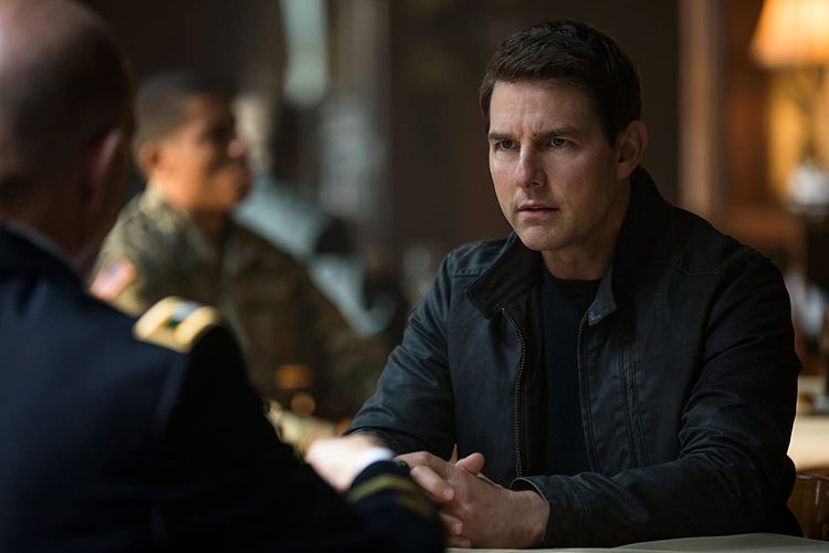 Aktor Tom Cruise dalam film Jack Reacher: Never Go Back.