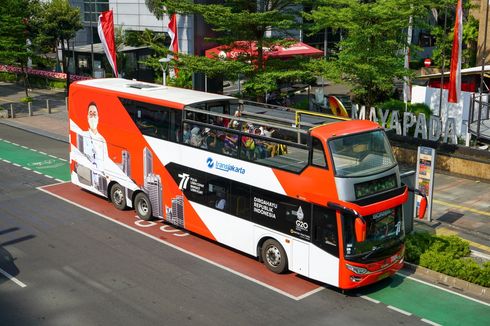 Jam Operasional Bus Tingkat Transjakarta Diperpanjang dari Pukul 08.00