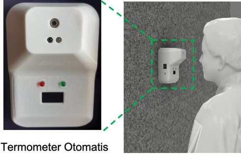 Dosen UI Kembangkan Termometer Otomatis 