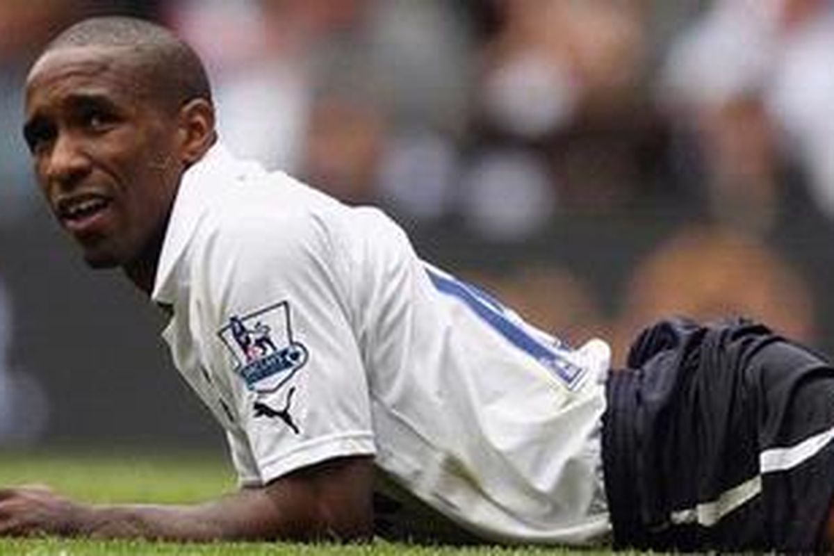 Penyerang Tottenham Hotspur, Jermain Defoe.