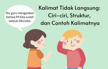 Kalimat Tidak Langsung: Ciri-ciri, Struktur, dan Contoh Kalimatnya